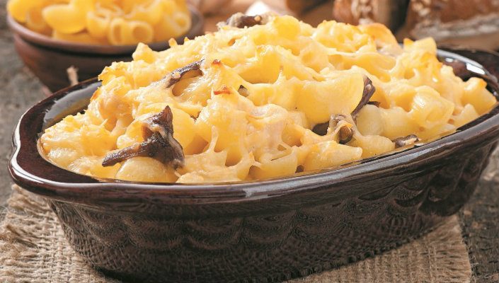 Macarrão com queijo e cogumelos: uma receita rápida e bastante saborosa