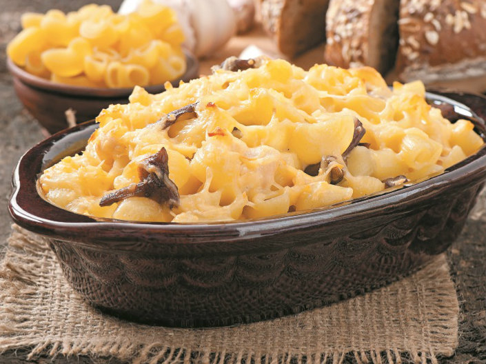 Macarrão com queijo e cogumelos: uma receita rápida e bastante saborosa
