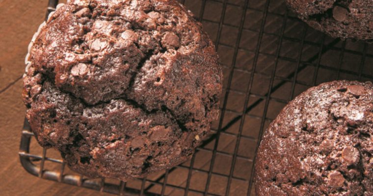 Muffins de chocolate negro: uma proposta divinal