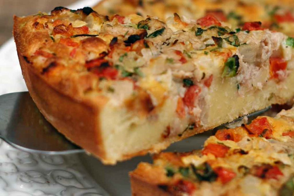 Quiche De Atum No Liquidificador