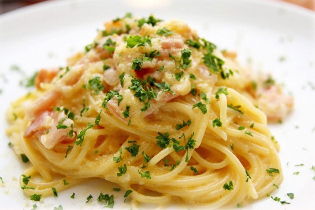 Esparguete Carbonara Simples