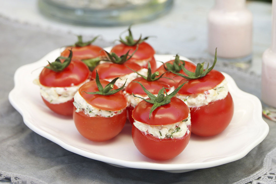Já experimentou tomate com ricota?