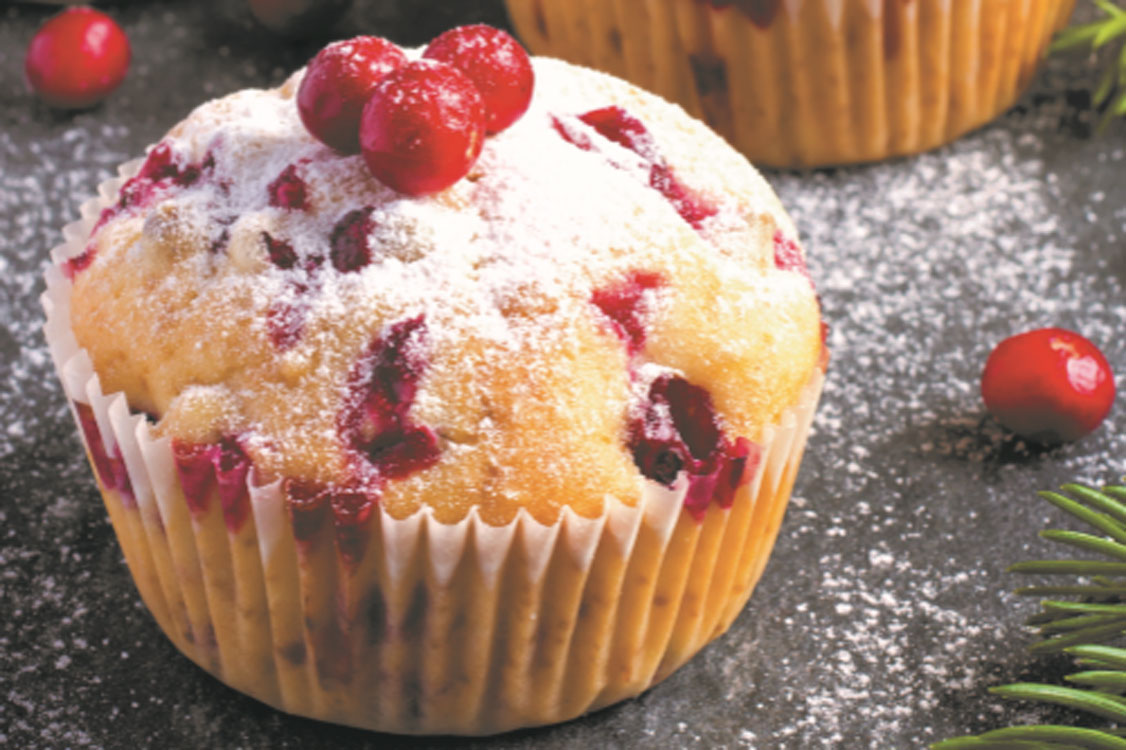 Muffins de groselha: para um saudável lanche de Natal!