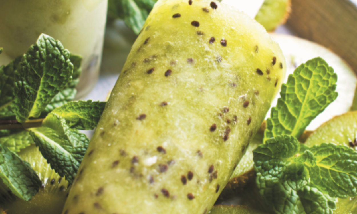 Gelado de kiwi e hortelã: para aproveitar o verão, com um ótimo sabor!