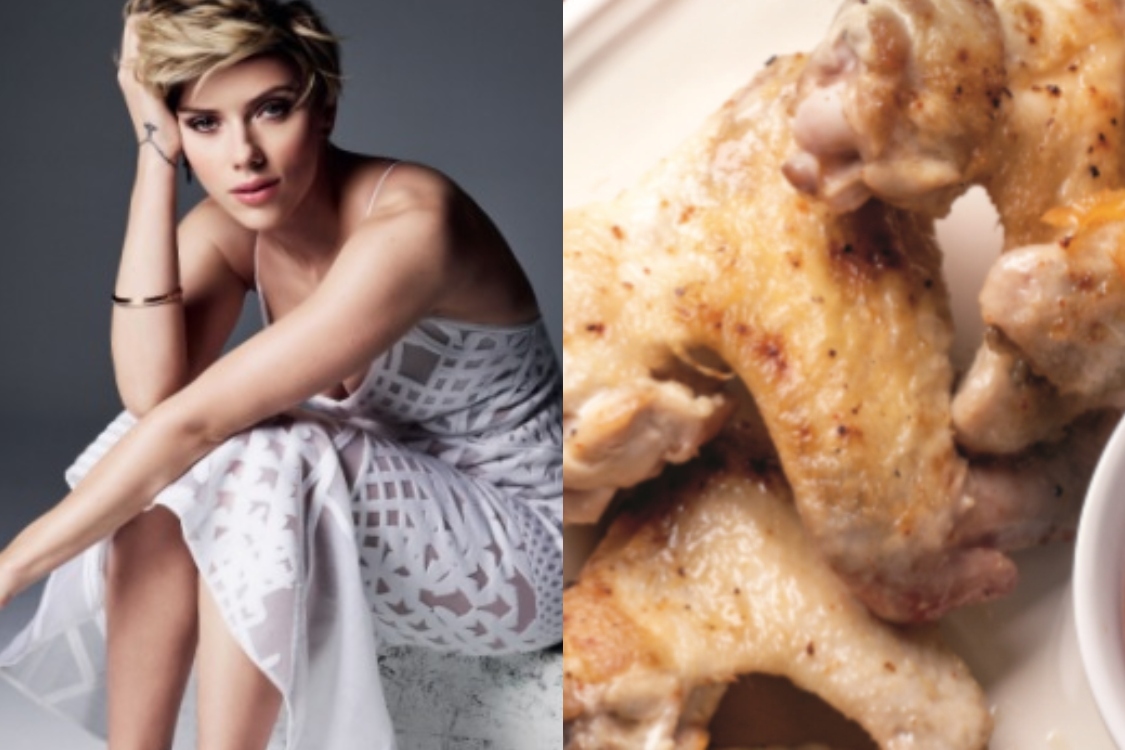 Scarlett Johansson é “viciada” em asas de frango: conheça esta receita!