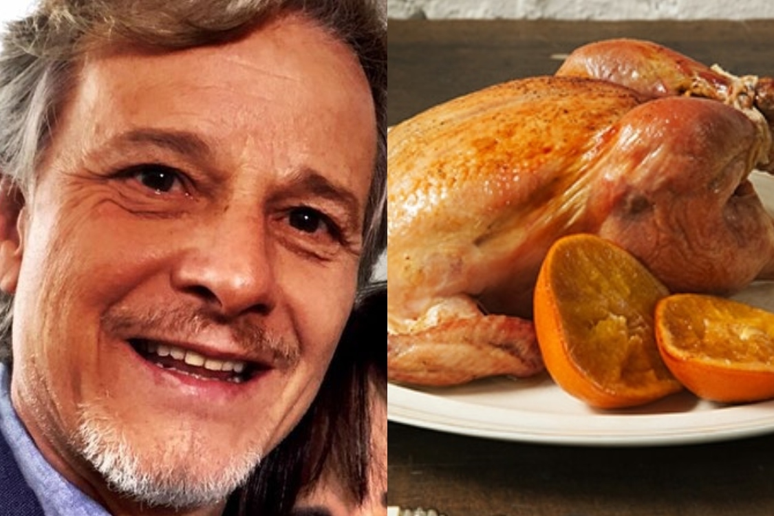 Marcello Novaes adora frango assado com laranja: fique com esta receita!