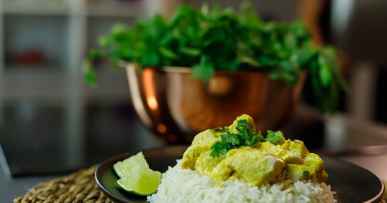 Caril de frango: viaje para a Índia… sem sair da mesa!