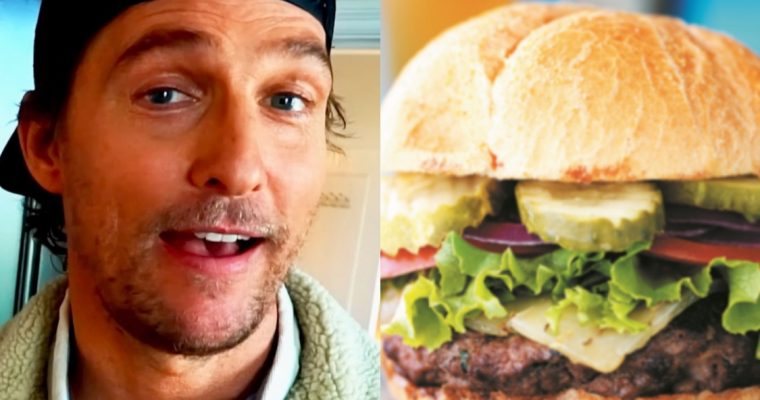 Cheeseburger com ervas aromáticas: uma mistura de sabores que o Matthew McConaughey adora!