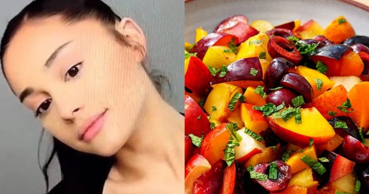 Ariana Grande adora frutos: conheça a receita desta salada de frutas!