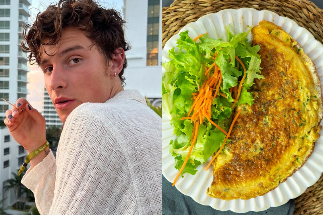 Shawn Mendes adora omelete: conheça esta receita!