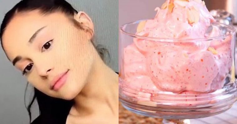 Ariana Grande adora morangos: fique com esta receita de espuma de morangos!