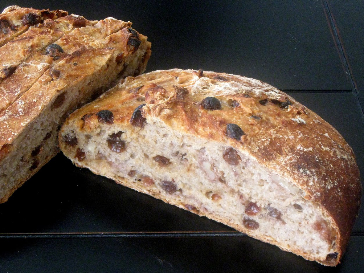 PÃO PASSAS E NOZ PARA FAZER EM CASA