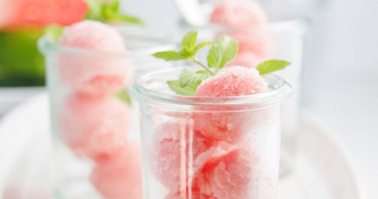 SORVETE NATURAL DE MELANCIA