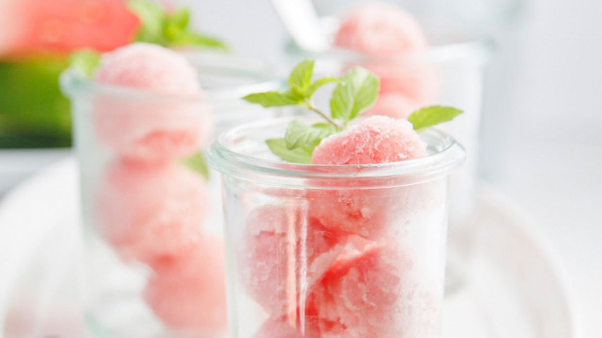 SORVETE NATURAL DE MELANCIA