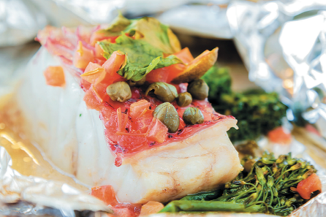 Receita de bacalhau no papelote