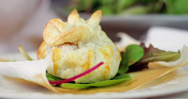 Sobremesa: Cofres de queijo de cabra e frutos vermelhos