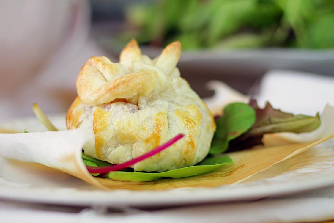 Sobremesa: Cofres de queijo de cabra e frutos vermelhos