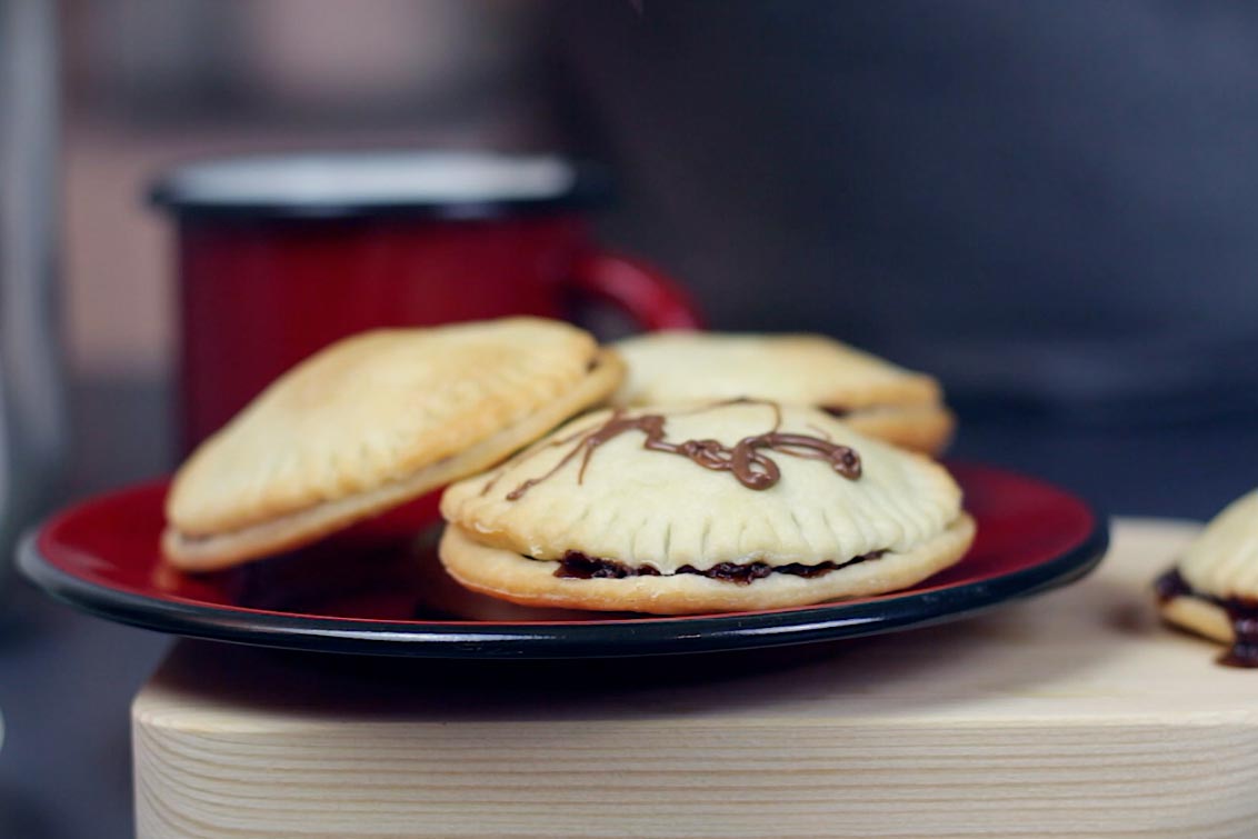 Tarte de chocolate e nozes pecan