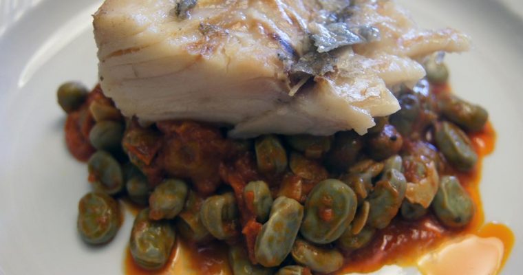 Bacalhau com favas, uma receita do Goucha