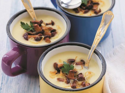 Receita de creme de cogumelos