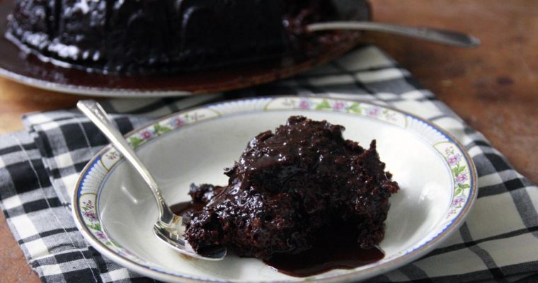 Receita de bolo de chocolate quente