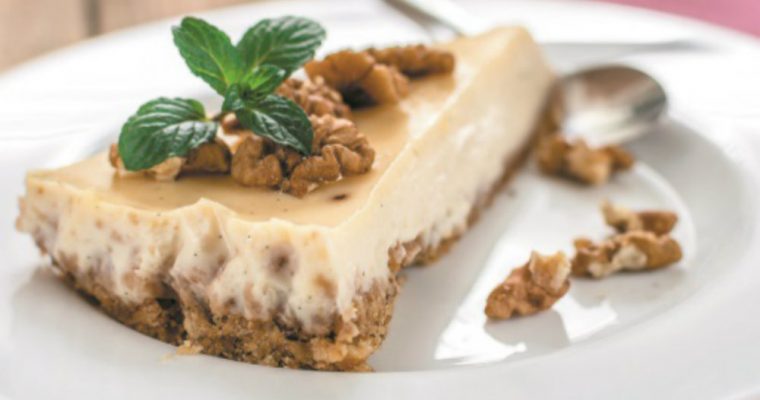 Receita de cheesecake de noz