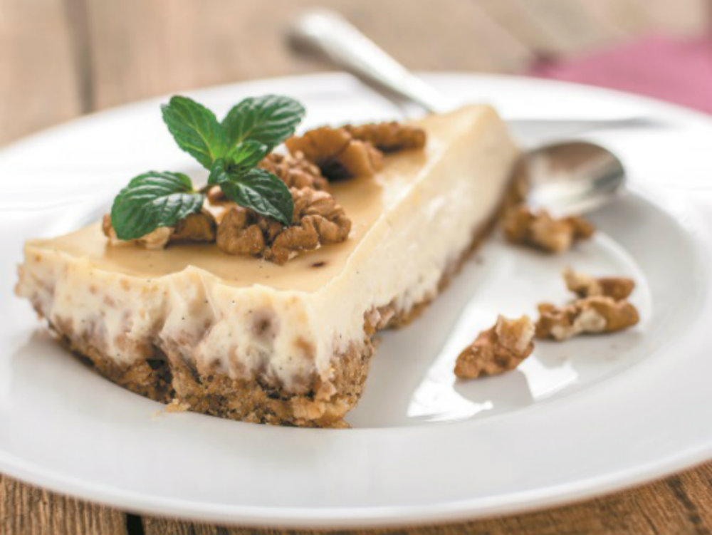 Receita de cheesecake de noz