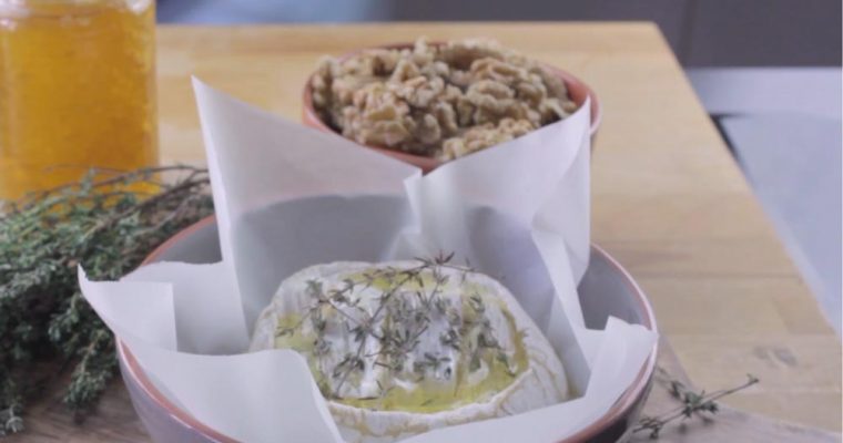 Receita de camembert com mel