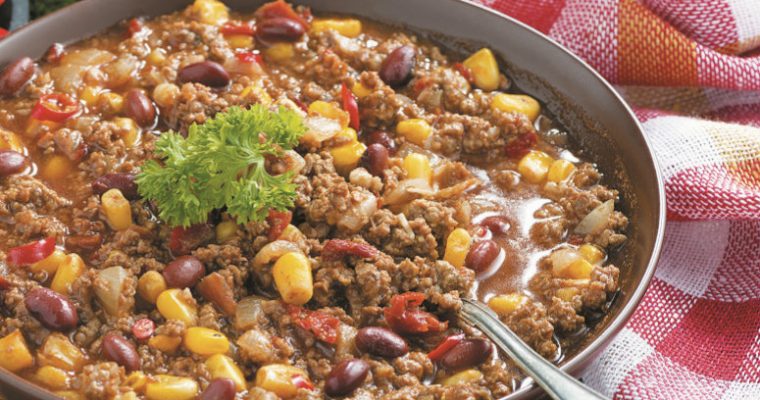 Receita mexicana: chilli com feijão