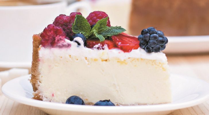 O delicioso Cheesecake de Frutos Vermelhos