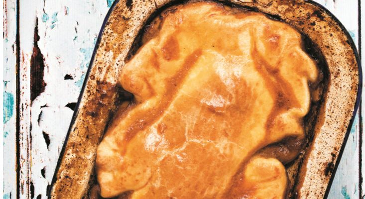 Receita de empadão de carne com enchidos