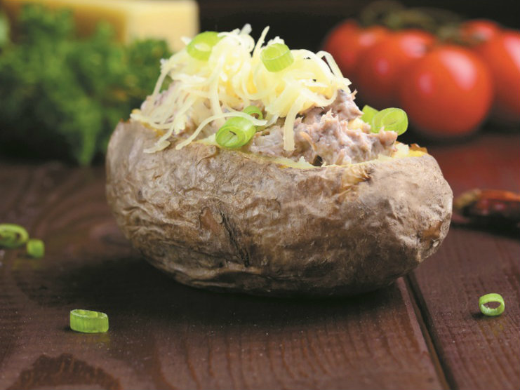 Receita por menos de 4€: Batata recheada
