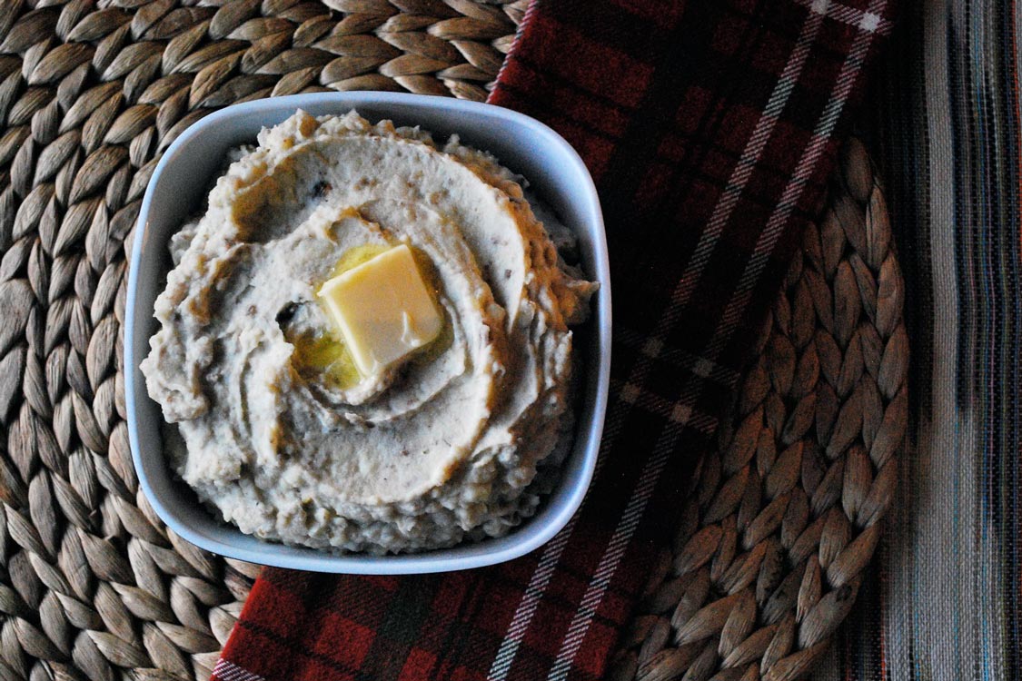 Receita de puré de castanhas