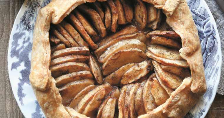 Uma receita de tarte de maçã