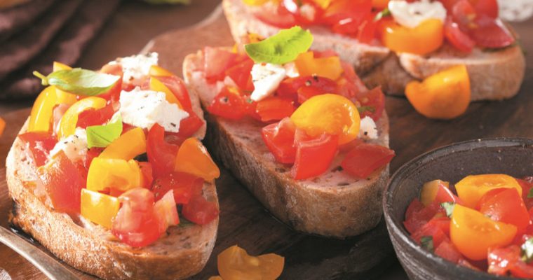 Boa e barata: bruschetta fresca
