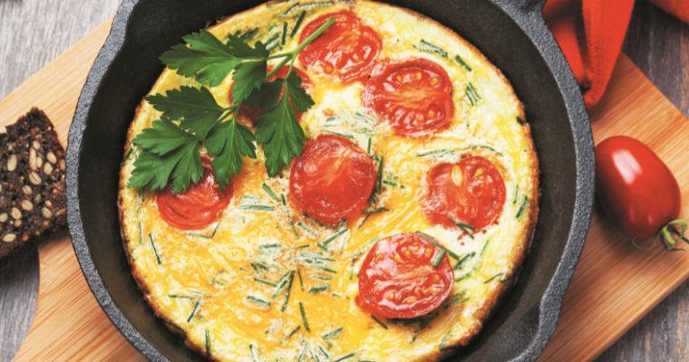 Omeleta do campo rápida e fácil