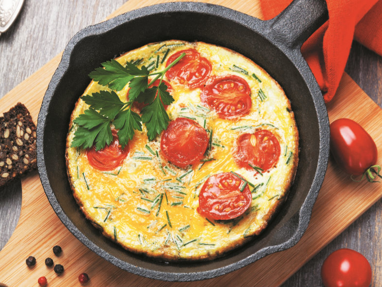 Omeleta do campo rápida e fácil