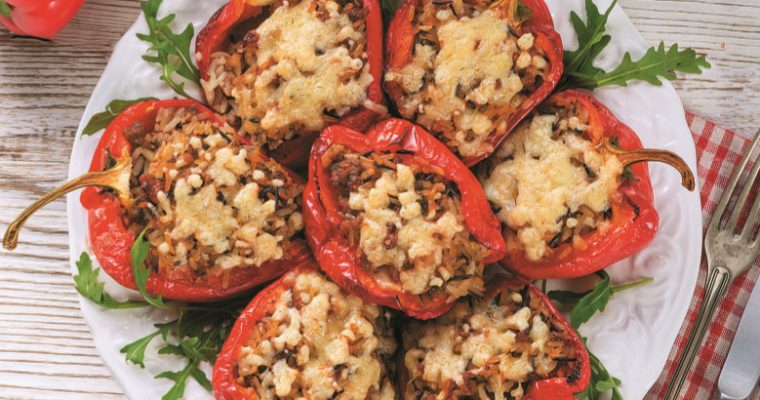 O surpreendente pimentão recheado com arroz