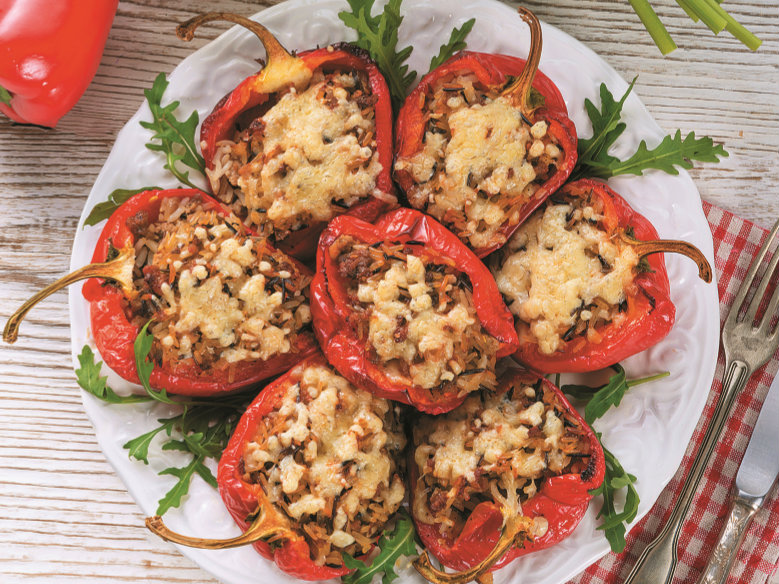 O surpreendente pimentão recheado com arroz