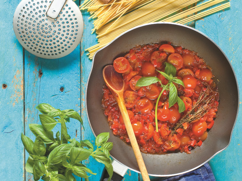 Esparguete com molho de tomate: a receita ideal