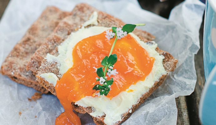 Doce de abóbora para o lanche