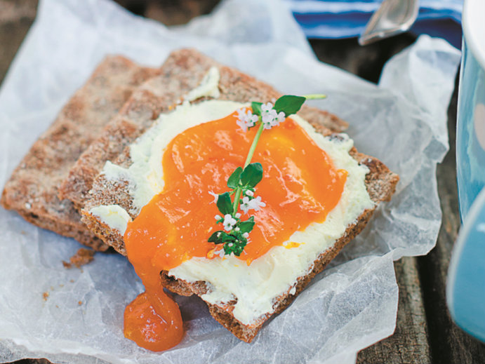 Doce de abóbora para o lanche