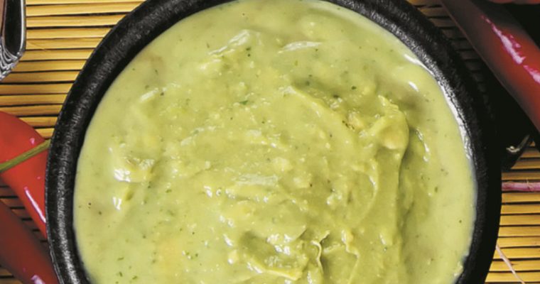 A mexicana receita de Guacamole