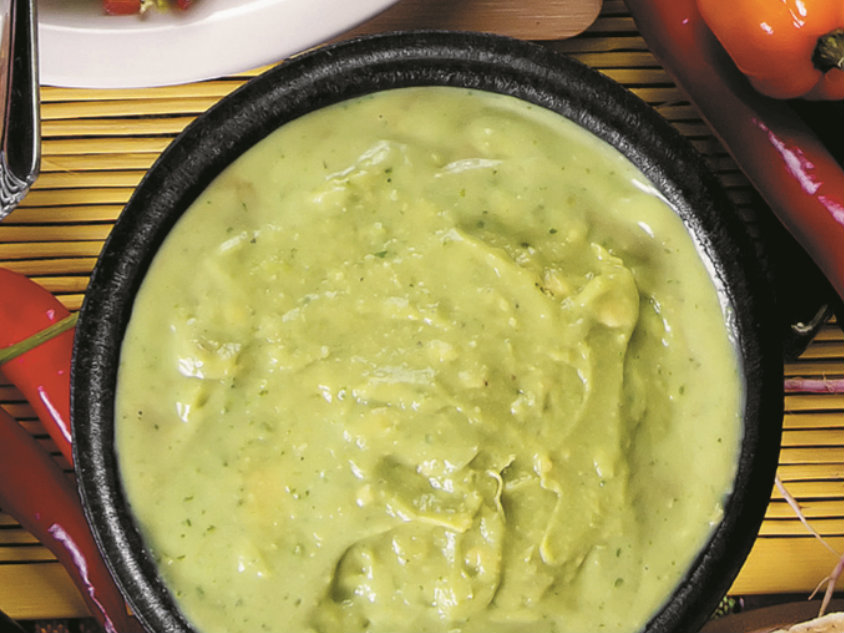 A mexicana receita de Guacamole