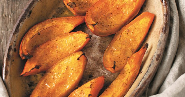 A rápida receita de abóbora assada