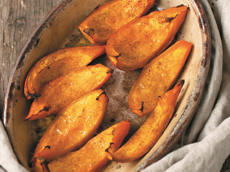 A rápida receita de abóbora assada