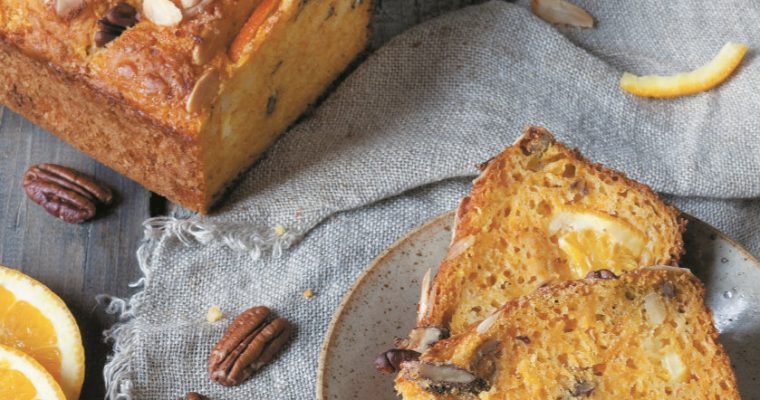 Bolo de laranja e nozes divinal