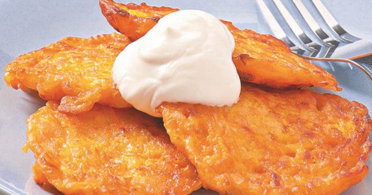 A receita de bolinhos de abóbora