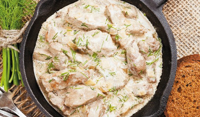 Receita de iscas com molho de funcho