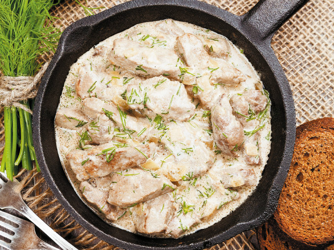 Receita de iscas com molho de funcho